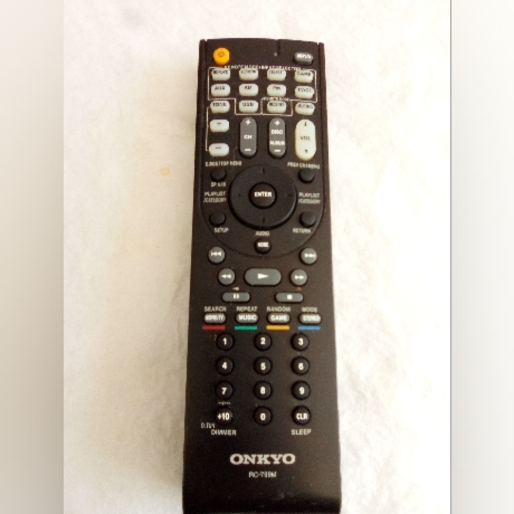 ONKYO Remote Control Model # RC-799M Tested Regularly Great Working Condition